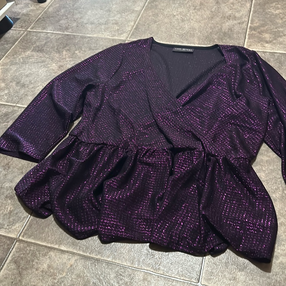 Purple sparkly shirt